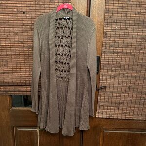 Milano Chocolate Knit Cardigan